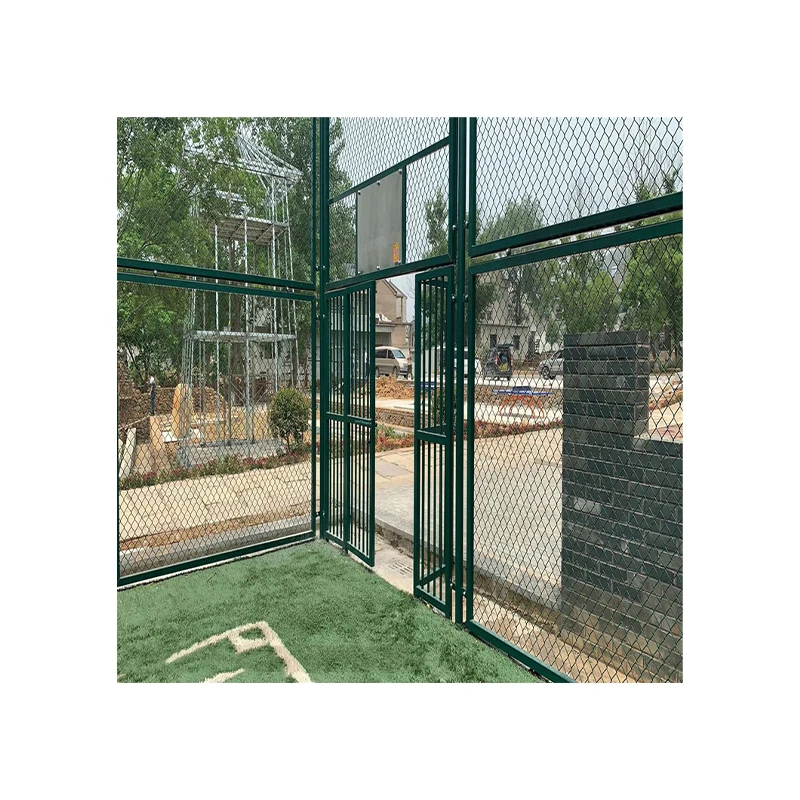 custom.304 SS Chain Link Fence with Durable and Beautiful Appearance Sports Stadium Support Color Sprayed