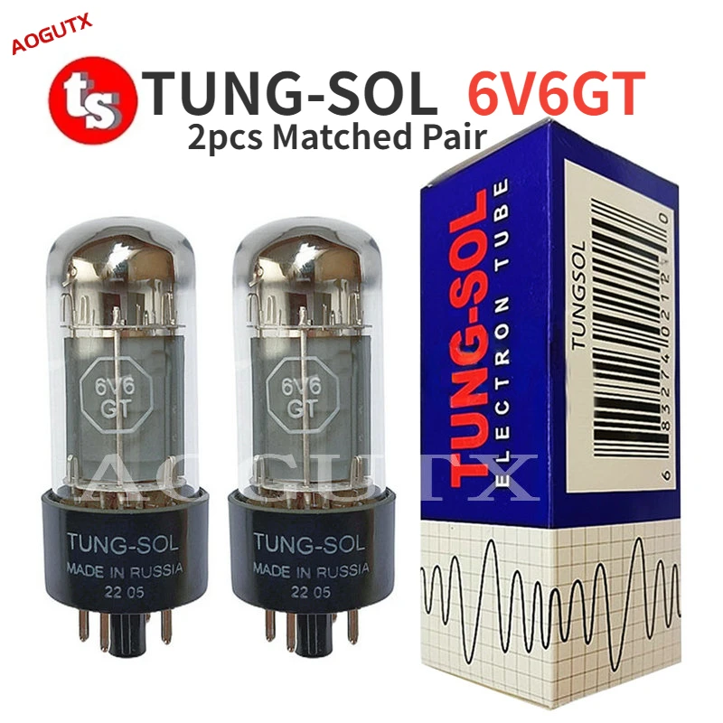 

TUNG-SOL 6V6 6V6GT Vacuum Tube Replaces 6P6P 6N6C CV511 HIFI Audio Valve Electronic Tube Amplifier Kit DIY Match Quad Aogutx