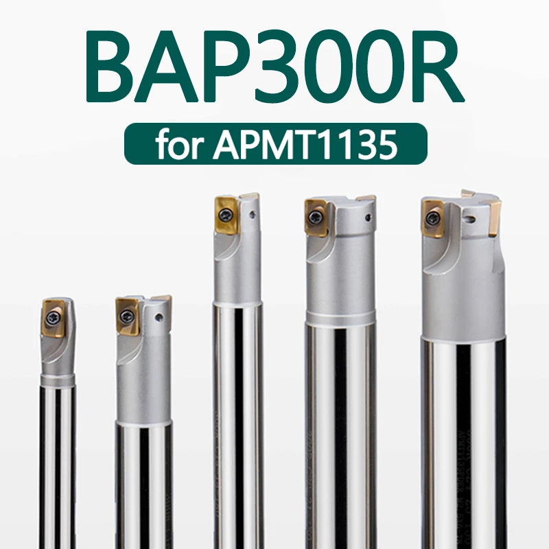 

BAP300R Держатель фрезерного инструмента C10 C12 C16 C20 C25 Торцевая фреза Твердосплавная вставка APMT1135 Угловая фреза Хвостовик концевой фрезы