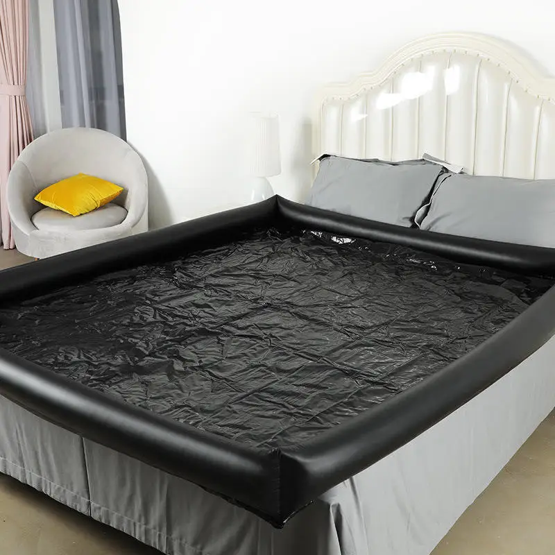 PVC Waterproof Spa Waterbed Mattress Protector Oil Massage Sex Fun Convenient to Carry Outdoor Inflatable Bed Adult Sex Toys - Image 5