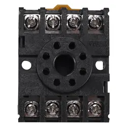 New 8 Round Pin 8-Pin PF083A Relay Base Socket