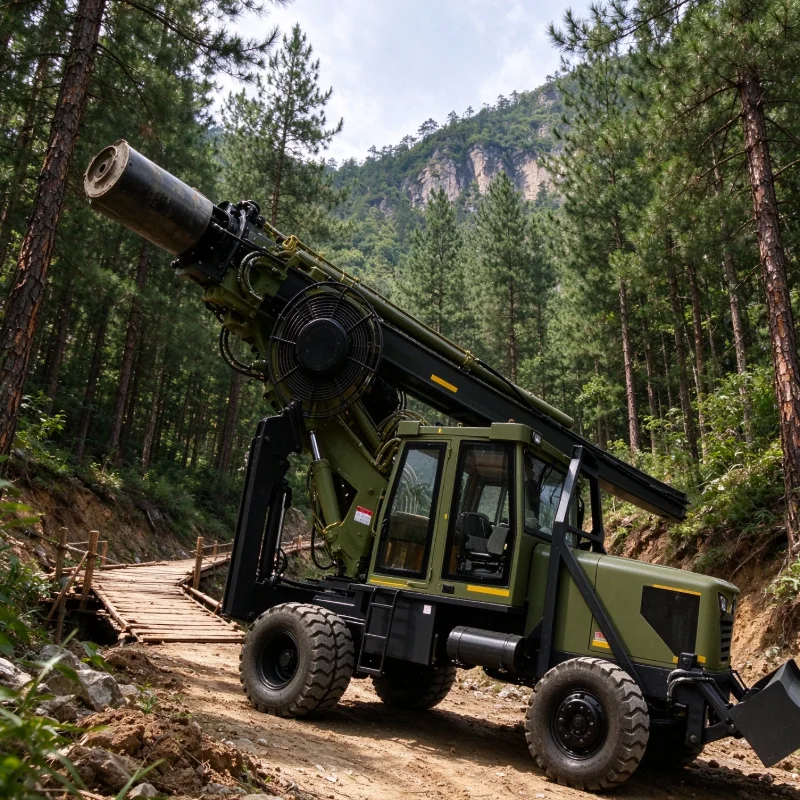 Lightweight Mini Rotary Drilling Rig for Household Water Wells Farm Irrigation and Shallow Exploration