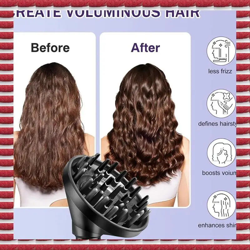 

A97G For Dyson Airwrap HS01 And HS05 Diffuser Large Round Volumizing Brush Cleaning Brush Set Curling Iron Styling Tools C