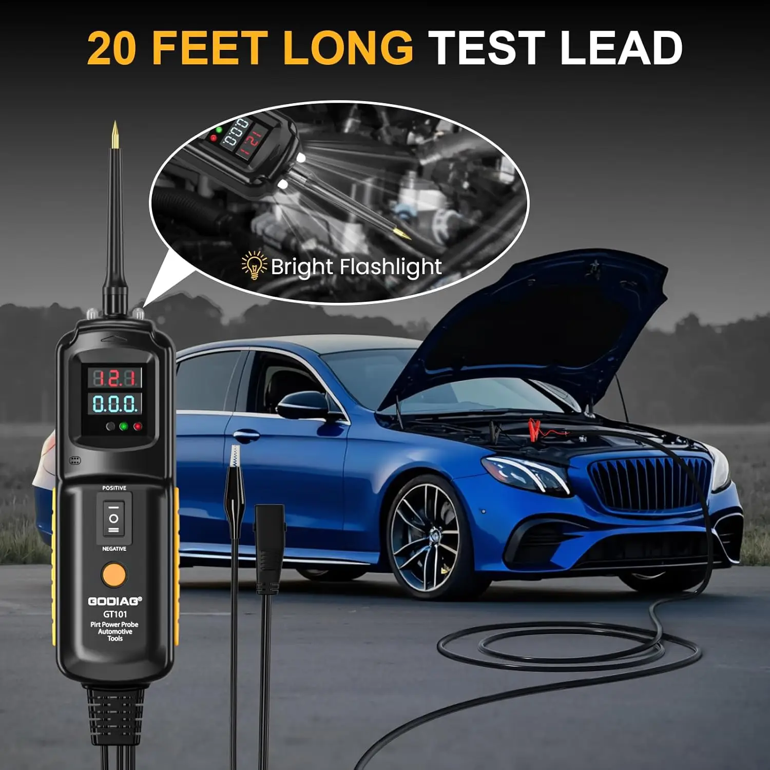 Auto Electrical Tester Kit: Short Circuit, Relay Fuse, Voltage Test for 6V-40V DC Vehicles