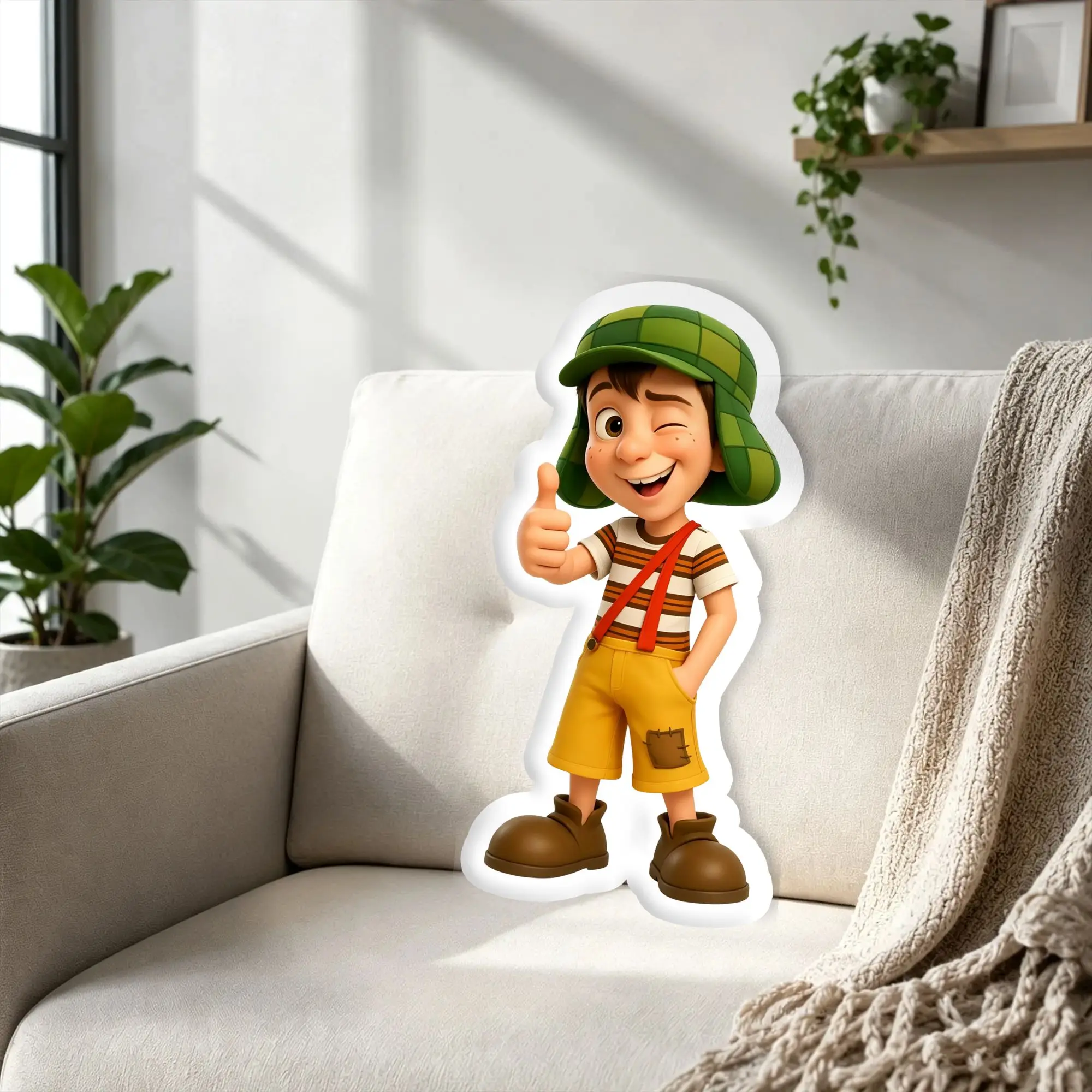 Custom El Chavo Del Ocho Stuffed Pillow Cushion Cartoon Dennis the Menace Funny Soft Cushion DIY Pillows For Bed