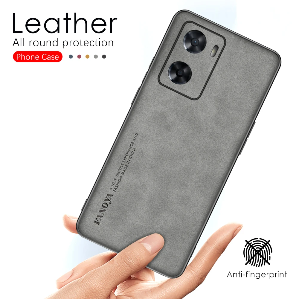 For Oppo A57s 4G Case Sheepskin Leather Soft Silicone Back Cover Orro Opo A57 A 57s 57 s 4G Shockproof Coque Oppoa57 Oppoa57s 4G