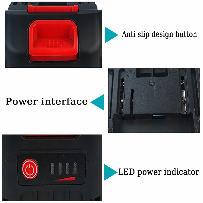 Kepah-liligaコードレス電動ドライバー、特別な充電式、大容量、リチウムイオン電池、ハンドドリルアクセサリー、21v、3.0ah