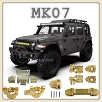 Rlaarlo Mk07 Remote Controlled Off-Road Vehicle Upgrade Accessory C-Seat Steering Cup Bridge Cover Crossbeam Chassis Armor