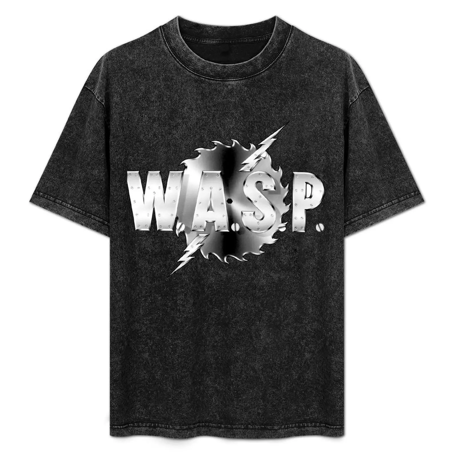 

wasp band logo T-Shirt Work Casual Loose Fit T-Shirt