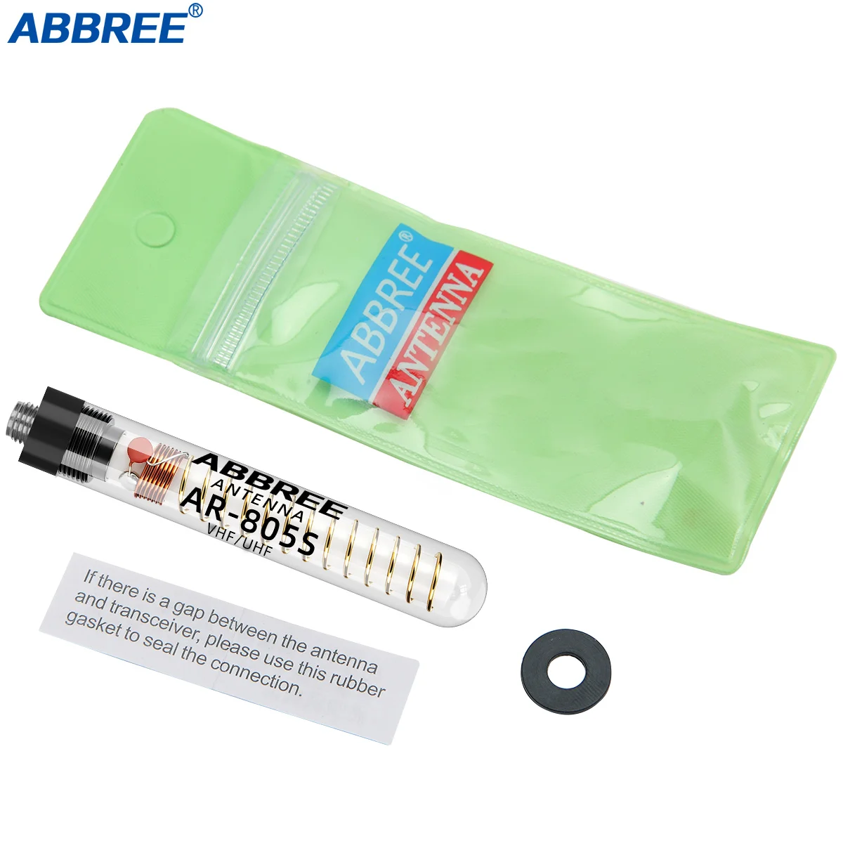 ABBREE Transparente AR-805 Plus AR-805S Dualband-Antenne mit hoher Verstärkung, SMA-Buchse, große Reichweite für Baofeng UV-5R UV-21 PRO Amateurfunk – Detail 8