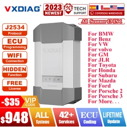 VXDIAG VDIAG VD910 Allscanner 13 in 1 for All Model Car Diagnostic Tool ECU Coding Programming DoIP VCX SE for BMW Benz JLR VW