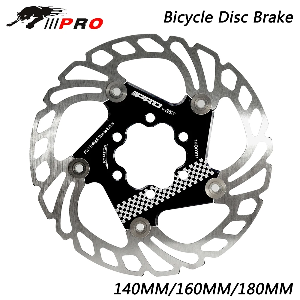 

Тормозной диск IIIPRO, ротор тормозного диска для горного велосипеда, охлаждающий дисковый тормоз DH, 6 дюймов, 140 мм/160 мм/180 мм, фотодетали