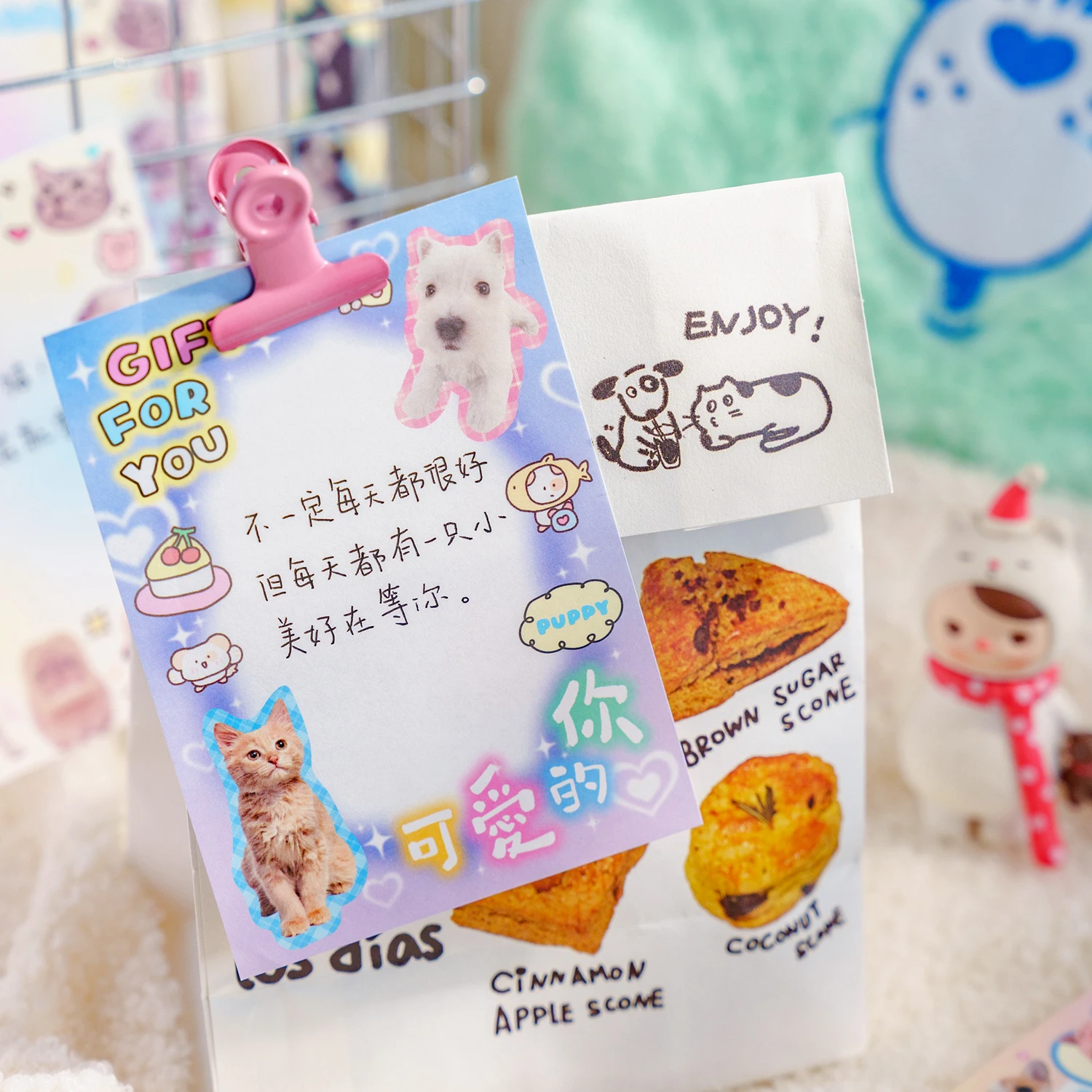 80 Sheets Daily Do It Check List Memo Pad Scrapbooking INS Cartoon Message Paper Kawaii Cute Sticky Notes School Supplies