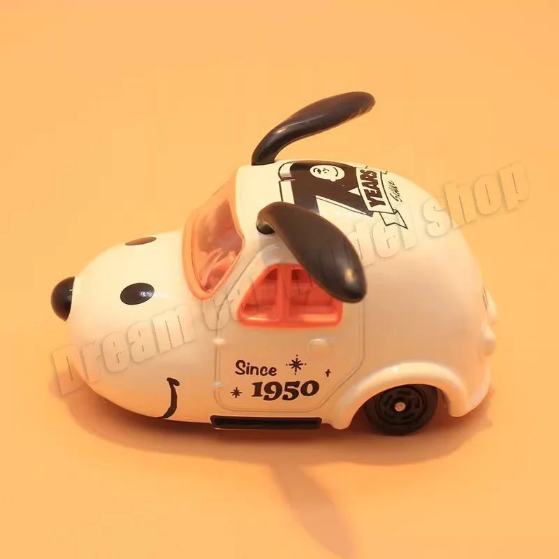 1:64 TOMICA Snoopy Donald Duck's Dream Ship, motocicleta de Mickey, modelo fundido a presión, colección de coches, coches de juguete, regalos al por mayor