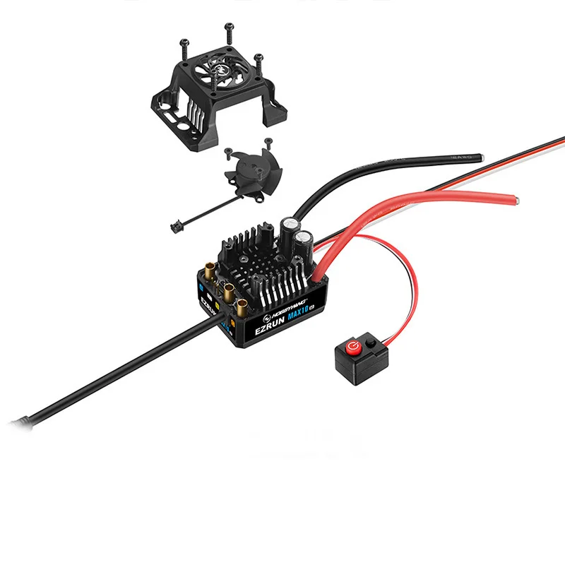 Original Hobbywing Ezrun Max10 G2 80A/140A Sensored Brushless ESC 3652SD/3665SD G3 Motor For 1/10 RC Cars