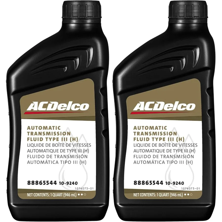 

Золотая жидкость для автоматической коробки передач типа III H 109240 для высокопроизводительных транспортных средств, 1 литр, 32 жидких унции (упаковка из 2 шт.), предназначенная для Smoo