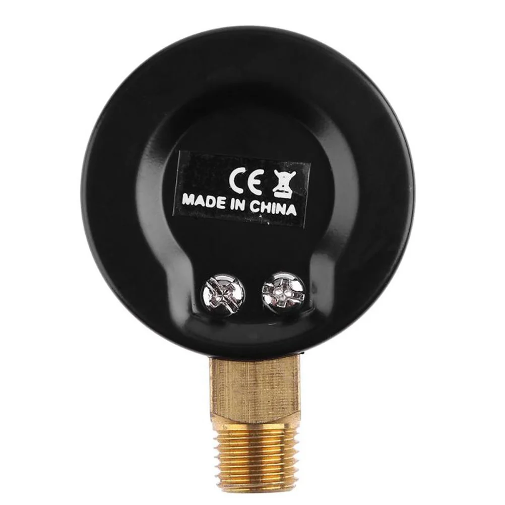 مقياس ضغط الفراغ فائدة متينة صغيرة محمولة 0-60 رطل لكل بوصة مربعة لضاغط الهواء قياس زيت الماء والغاز مقياس الفراغ