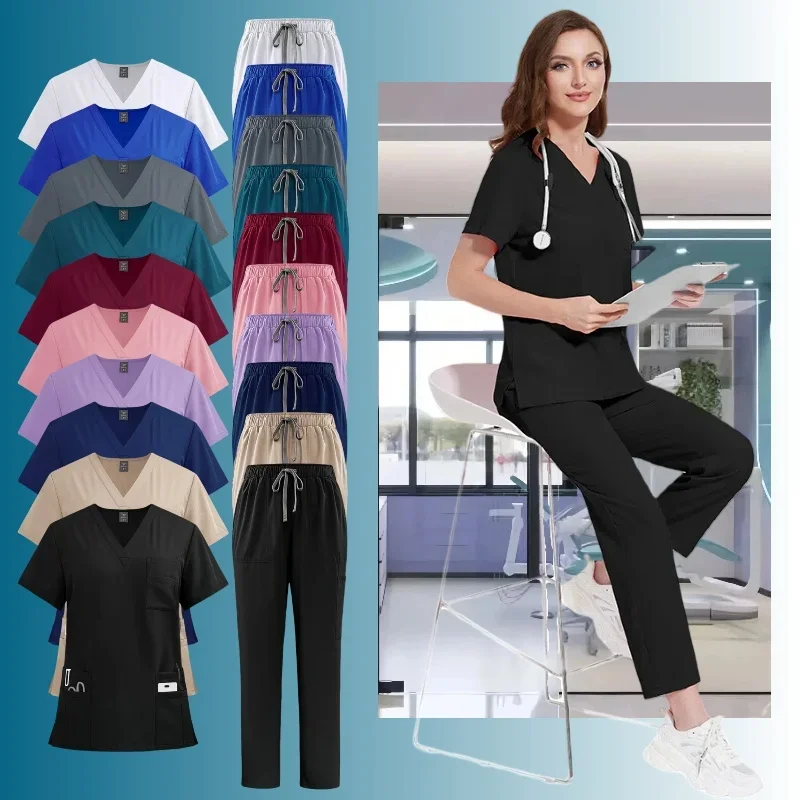 

Медицинская форма, скраб, набор рабочих скрабов для больниц, оптовая продажа, скраб для кормления, униформа для женщин, медицинская помощь, аптека, клиника, рабочая одежда