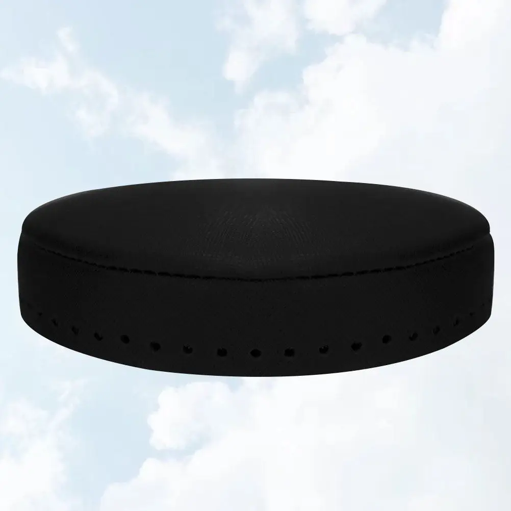 

Глянцевое ламинированное дно для сумки-ведра из ПУ, 17 см, круглое, для самостоятельного шитья, с отверстиями для вентиляции, аксессуары для вязания крючком, черный материал для сумок DIY