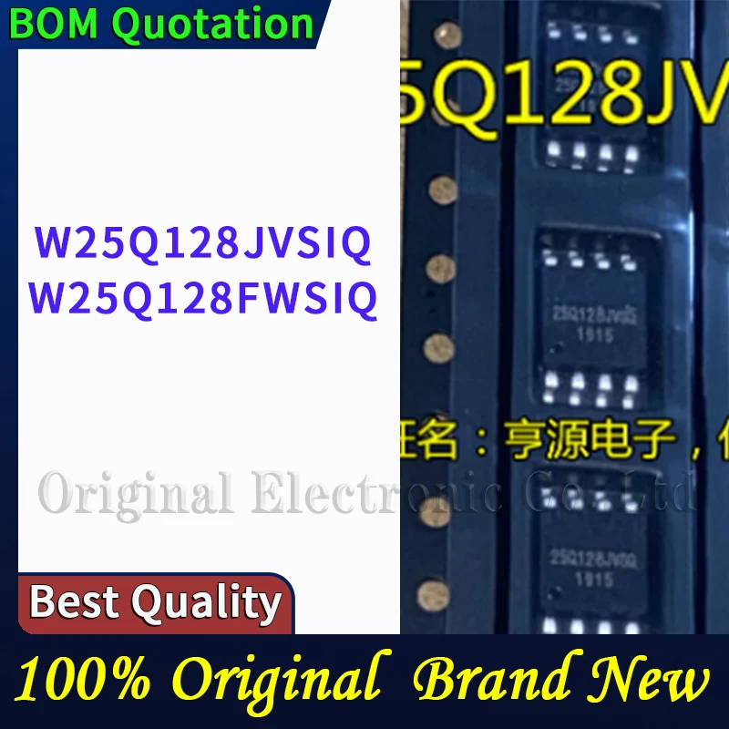 10pcs/lot W25Q128JVSIQ W25Q128FWSIQ plastic casing Original  In stock High quality