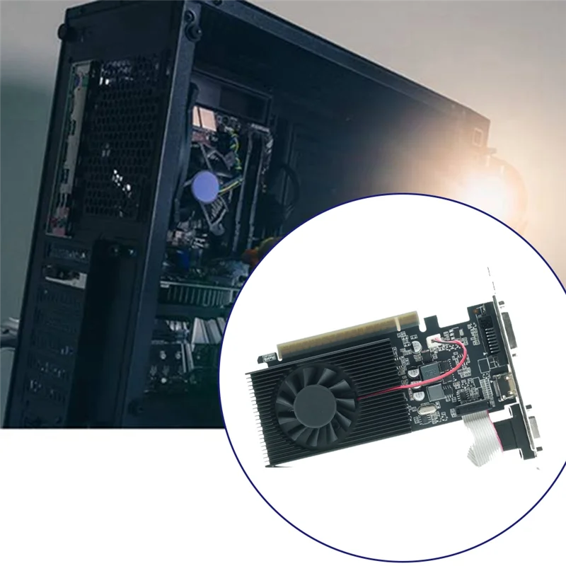 A003 GT730 4GB กราฟิกการ์ด GT730 DDR3 128Bit GDDR3 กราฟิกการ์ด-ใช้งานร่วมกับ,เอาต์พุต DVI และ VGA