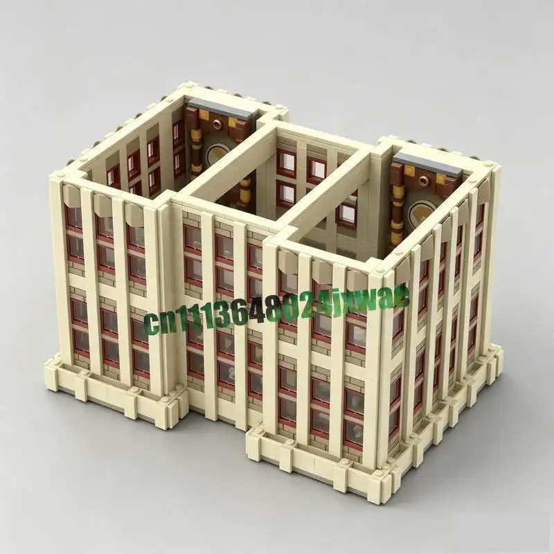 NEW 1975 Parts Empire Brick Building 8th Floor Model Custom Puzzle Architecture DIY Creative Assembly Toy Blocks Popular Gifts