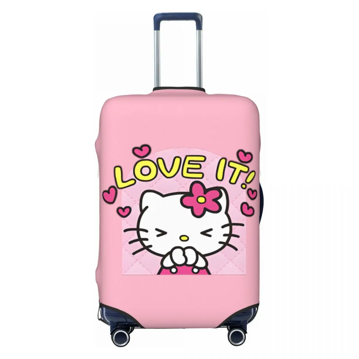 

Hello Kitty Love It Pink Suitcase Cover Travel Flight Elastic Luggage Case Protector