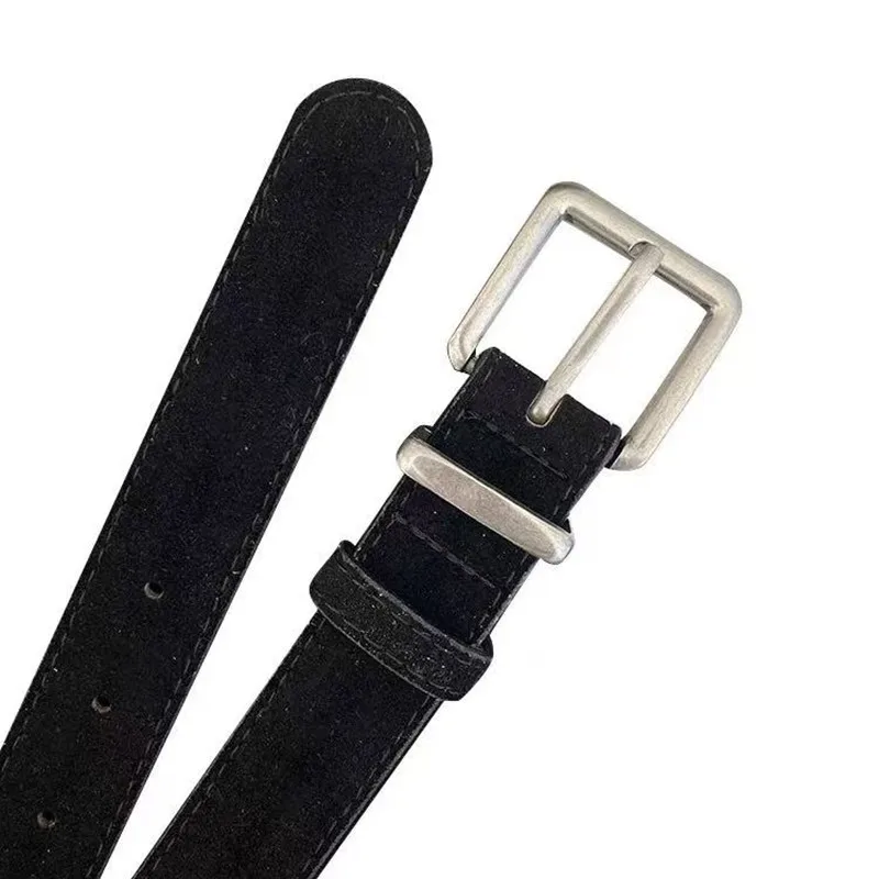 Vintage Brauner Wildleder-Damen-Gürtel 2026 im Nischen-Designer-Stil für Kleider und Jeans – Detail 5