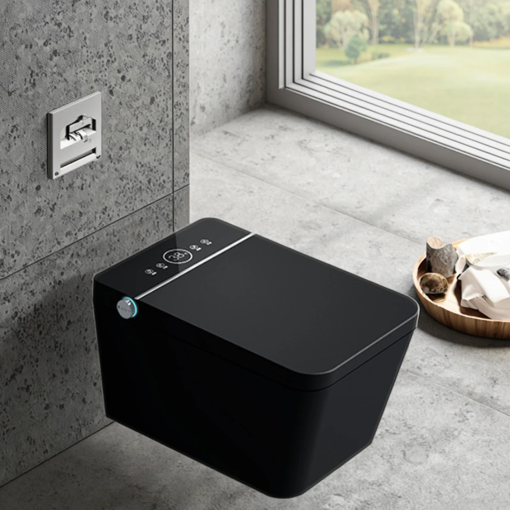 

High-end Hidden Water Tank WC Intelligent Water Closet Bathroom Wall Hung Smart Toilet Commode for Home