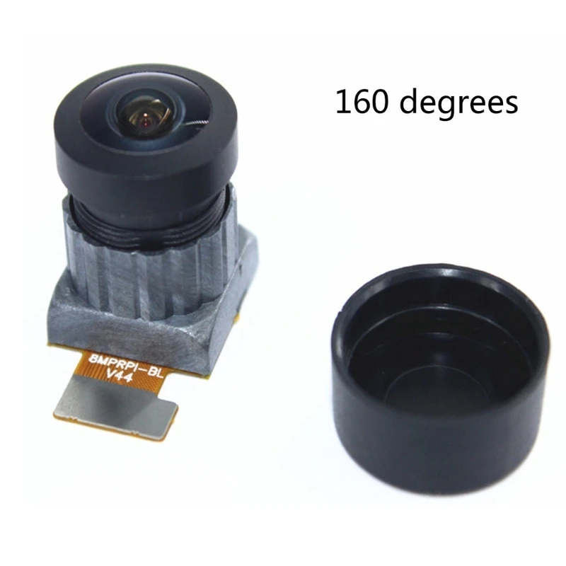 IMX219 Camera Module Board 1080P 8MP 160-Degree Fish-eye Lens for License Plate Face Recognition Projects