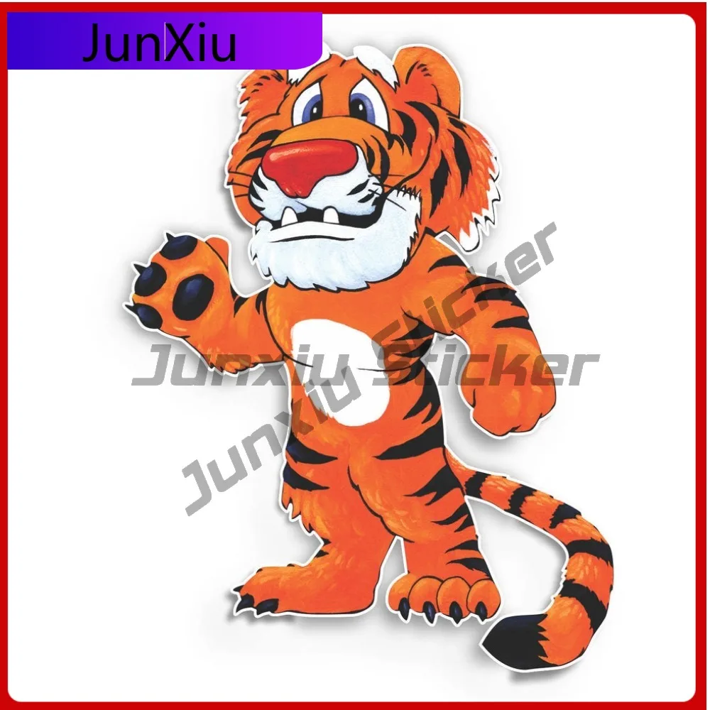 

Tiger Cartoon Sticker Waterproof Decoration Accessories For Car Camper Windows Windshield Luggage Bicycle Truck Motorcycle Lapto