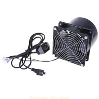 220V Powerful Exhaust Fan Reliable Solder Fume Extractor Adjust Smoke Fan for Soldering Eliminates Weldings Fumes Odors HU8D