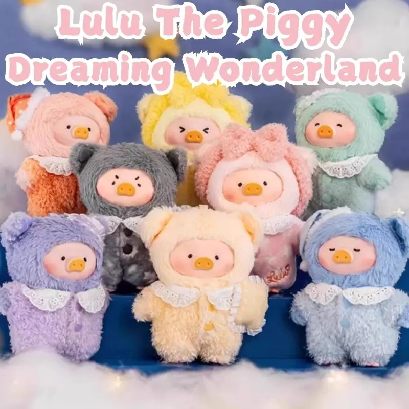 

Lulu The Piggy Dreaming Wonderland Series Виниловая плюшевая слепая коробка Аниме Фигурка Игрушка Настольный орнамент Mystery Box Практичный подарок
