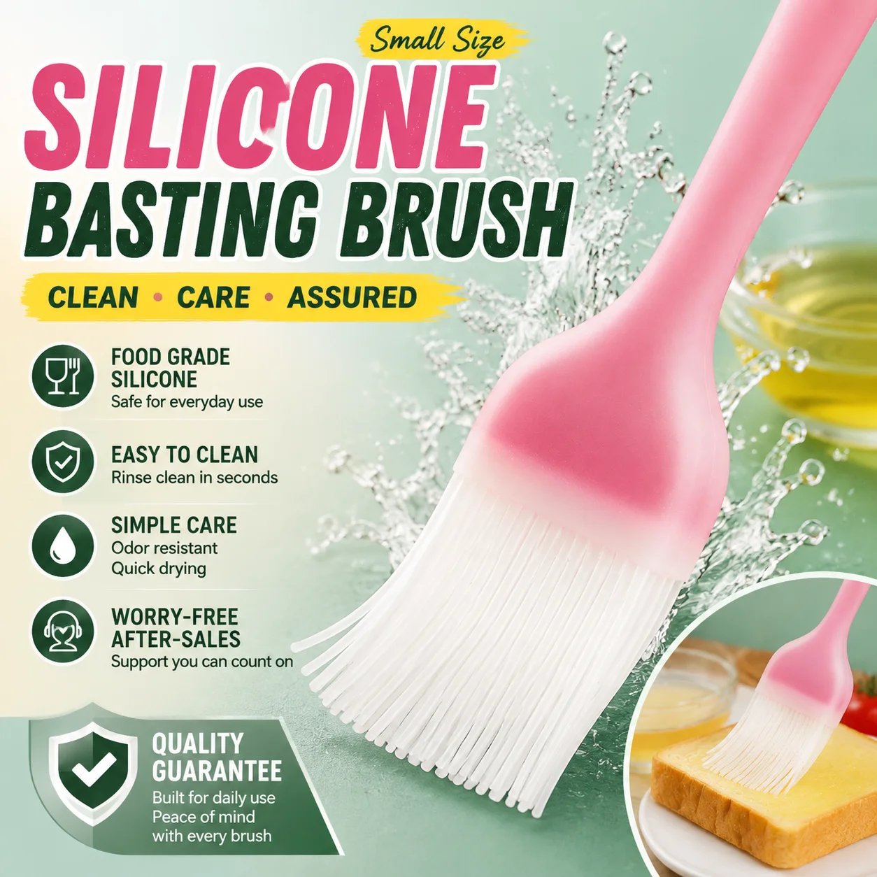 Silicone Kitchen Brushes - Hea - đánh giá và giá Kitchen Baking Brush