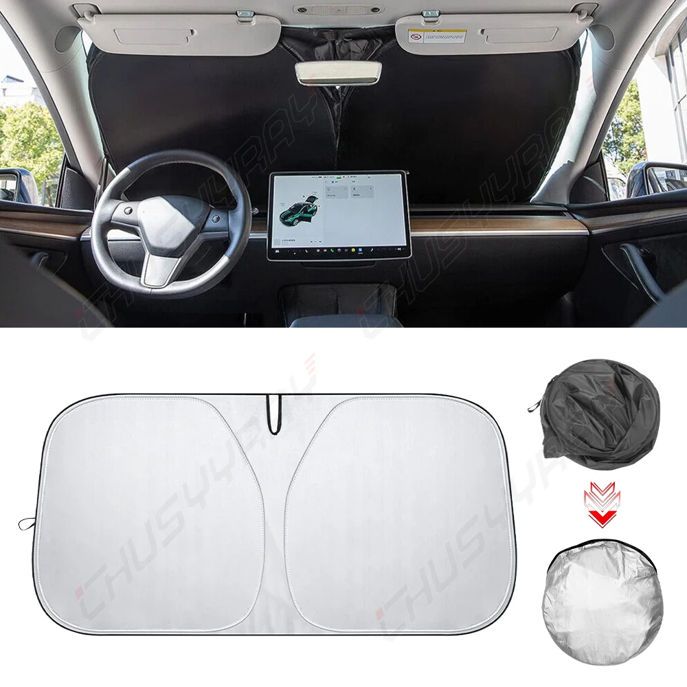 

Car Window Sunshade Cover Sun Shade Windshield Visor Protector Windscreen Folding Auto UV Protection Curtain Styling Accessories