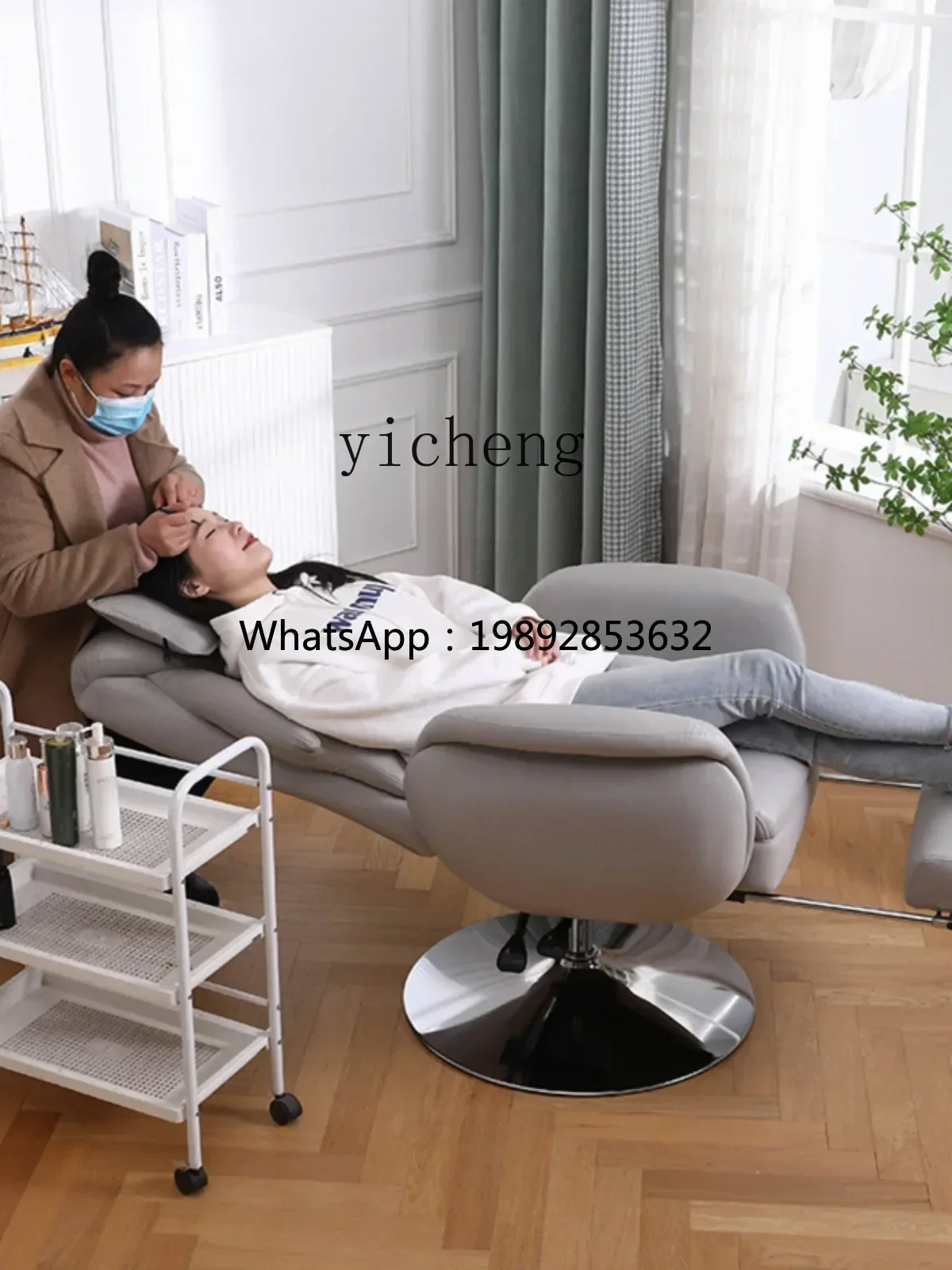 LYY  eyelash tattoo embroidery flat recliner beauty chair home care recliner