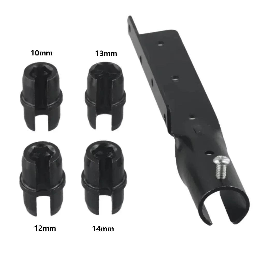 Ceiling Installation Socket Wrench Kit with 10 12 13 14mm High Carbon Steel Sockets and Adjustable Extension Rod