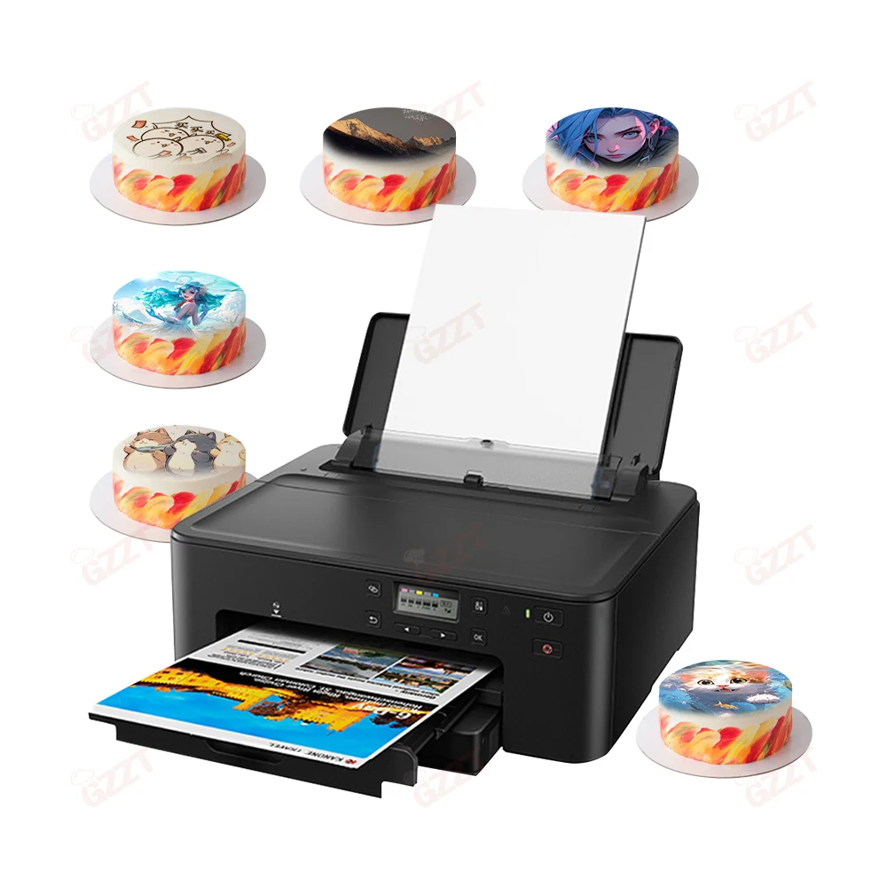 dual paper feed design Digital Cake Printer Baked Goods Edible A4 Wafer Paper Birthday Photo Glutinous Rice Paper Printer