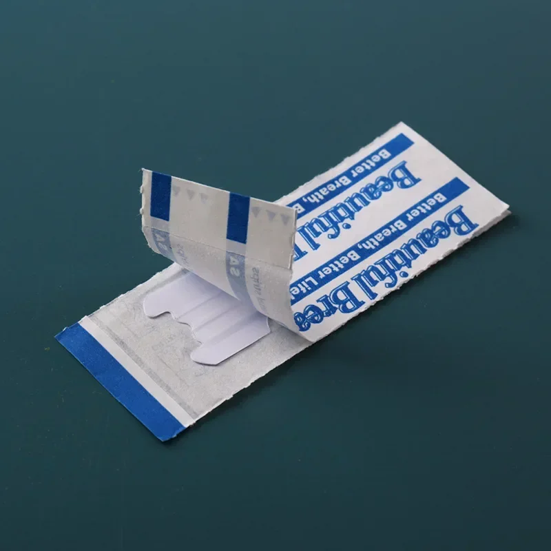 10/30/60/100 قطعة رقعة أنف التنفس قوة إضافية 2 PE تدعم شرائط الأنف لنوم أفضل بقع شفافة مضادة للشخير #6