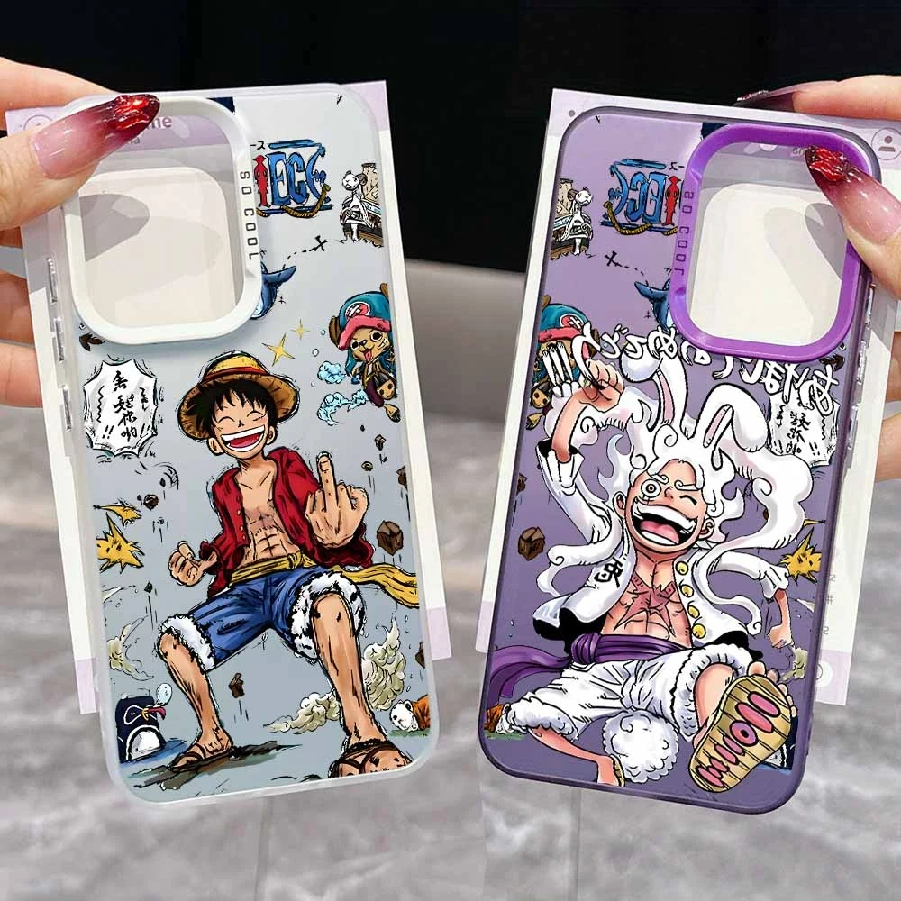 One Piece Anime für Samsung Galaxy S26 S25 Edge S24 S23 S22 S21 FE Ultra Plus Bunte Hülle Funda Silikon Weiche Handyhülle