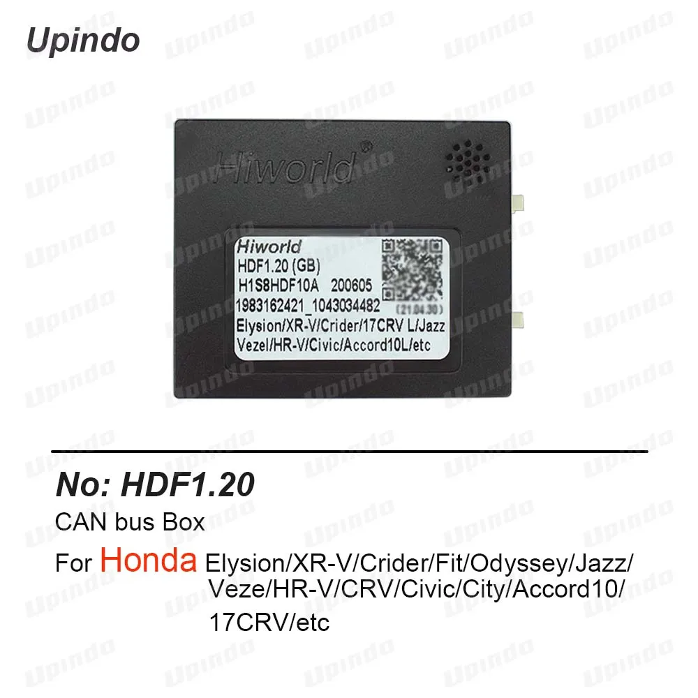 CAN Bus Box Decoder Adapter For Honda Elysion XR-V Crider CRV Jazz Vezel HR-V Civic Accord Freed Greiz Car Stereo Android Radio