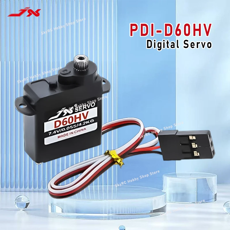 JX PDI-D60HV Kernloses Digital-Servo 4,2 kg Drehmoment 7,4 V 0,05s/60° °   14g 21x11x22mm Mikroservo für RC-Flugzeuge, Hubschrauber und FPV-Modelle
