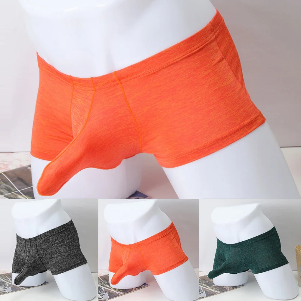 Underpants Brief Lingerie Thong Pant Undies Panty Mens Briefs กางเกงขาสั้นผู้ชายเซ็กซี่ทําจากสบาย Modal