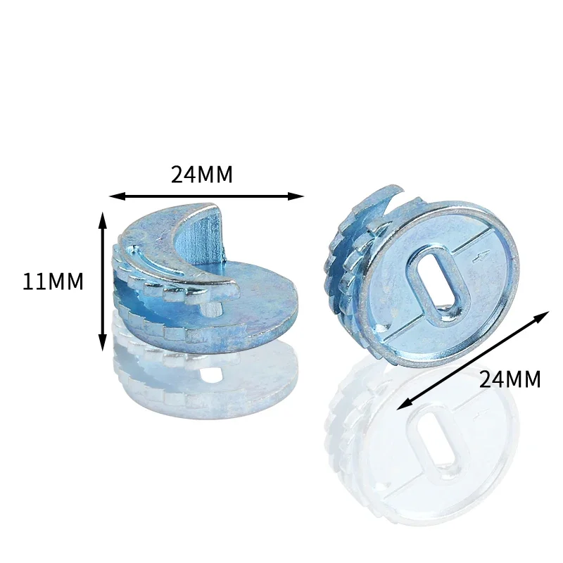 10/50pcs 25mm Thickening Three In One Connector Eccentric Wheel /Hardware/Connector/ Furniture Hardware Diameter Screw Rodd