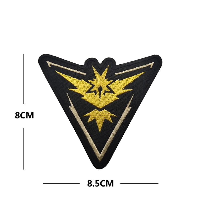 Clothing DIY Cartoon Anime Patch Pocket Monster Pet Pok Γ Mon Embroidered Hook and Loop Patch Badge Backpack Sticker Arm Badge