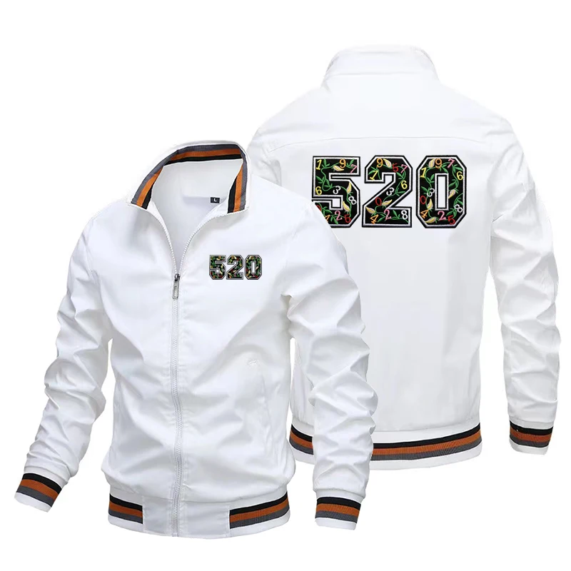 

2024 Men's Golf Jackets and Coats Bomber Motorcycle Jacket Outdoors Clothes Casual Streetwear Strand Collar Coats Brand Spring