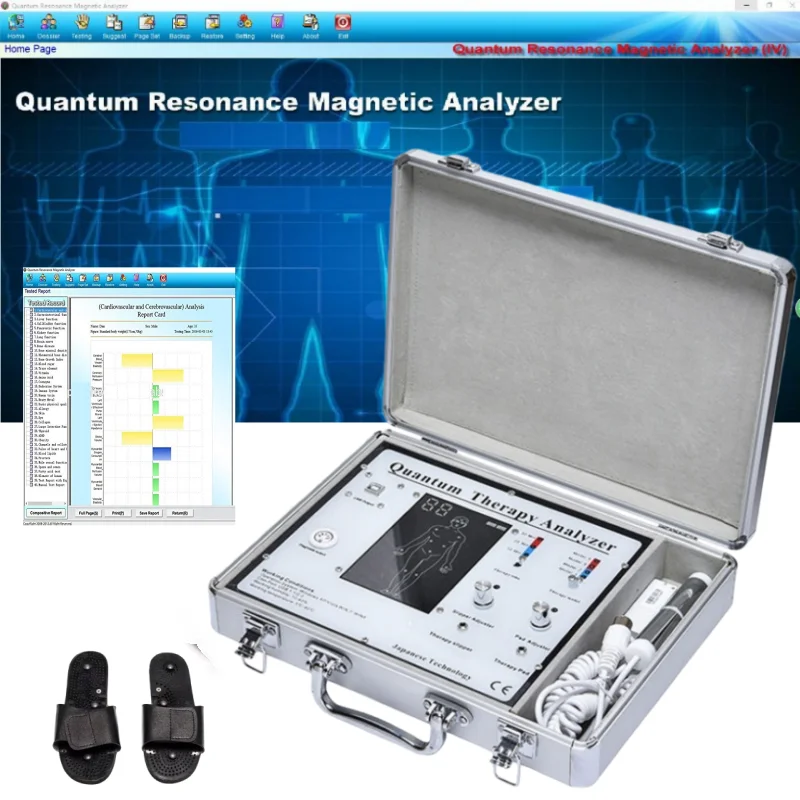 6th Generation Quantum Therapy Analyzer Magnetic Resonance Health Analyzer Sub Health Full Body Healthy Check-up Scanner Machine