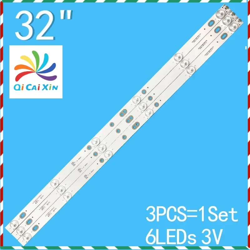 

LED Backlight strip 6 lamp For LED32G200 JL.D32061235-083IS-F JL.D32061235-342BS-M 3PCS