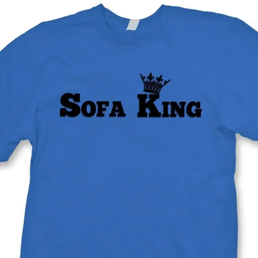 2019 New Short Sleeve Tee SOFA KING Funny College Humor T-shirt TV Couch Potato Tee Shirt Male T Shirt