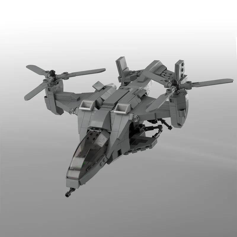 

Конструктор Moc 542 детали: Модель корабля UH-144 Falcon из игры Halo Reach, креативный набор для сборки, игрушки, подарки на Рождество для детей
